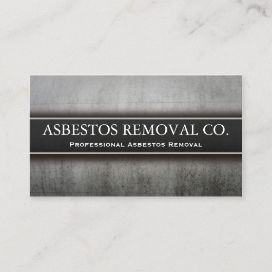 Visitekaartje voor het verwijderen van professione (Voorkant)