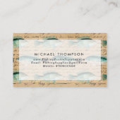  visitekaartje voor het vissen (Achterkant)