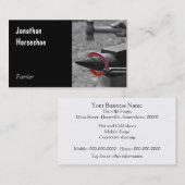 Visitekaartje voor hot hoefijzer (Voorkant / Achterkant)