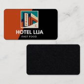 Visitekaartje voor HOTEL (Voorkant / Achterkant)