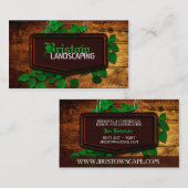 Visitekaartje voor houtkap (Voorkant / Achterkant)