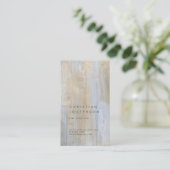 visitekaartje voor houtontwerp (Staand voorkant)