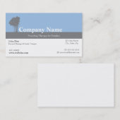 Visitekaartje voor huwelijken en familietherapie (Voorkant / Achterkant)