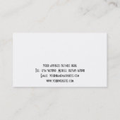 Visitekaartje voor intern ontwerp (Achterkant)