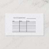 Visitekaartje voor kapper (Achterkant)