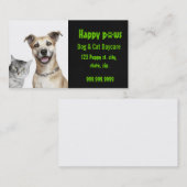 visitekaartje voor kinderdagverblijven (Voorkant / Achterkant)