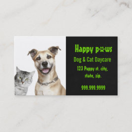 visitekaartje voor kinderdagverblijven