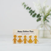 visitekaartje voor kinderen (Staand voorkant)