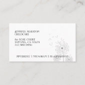 Visitekaartje voor kinderopvang (Achterkant)