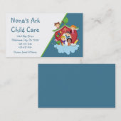 Visitekaartje voor kinderopvang (Voorkant / Achterkant)