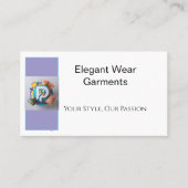 Visitekaartje voor kledingwinkel - Modern, Stijlvo (Voorkant)