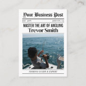 Visitekaartje voor kranten, Geviste service Contactkaartje (Voorkant)