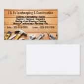 Visitekaartje voor landschap en bouw (Voorkant / Achterkant)