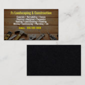 Visitekaartje voor landschap en bouw (Voorkant / Achterkant)