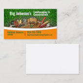 Visitekaartje voor landschapsontwerp en bouw (Voorkant / Achterkant)
