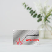 Visitekaartje voor lassen (Staand voorkant)