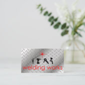 Visitekaartje voor lassen (Staand voorkant)