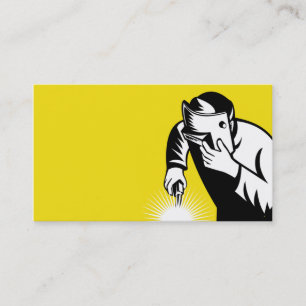 visitekaartje voor lassen van lasers