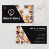 Visitekaartje voor levensmiddelen (Voorkant / Achterkant)