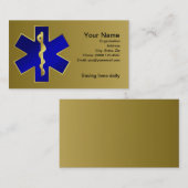 Visitekaartje voor levensstandaard (Voorkant / Achterkant)