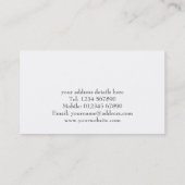 Visitekaartje voor levering en vervoer (Achterkant)