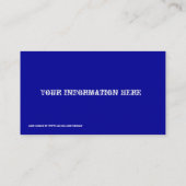  Visitekaartje voor leveringswagon (Achterkant)