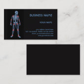 Visitekaartje voor medisch skeleton (Voorkant / Achterkant)