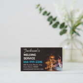 Visitekaartje voor metaalfabricagelassen (Staand voorkant)