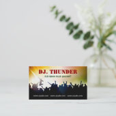 visitekaartje voor muziekdans (Staand voorkant)