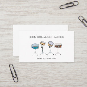 Visitekaartje voor Muzikant Muziekleraar