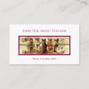 Visitekaartje voor Muzikant Muziekonderwijzer