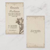 visitekaartje voor  ontwerp (Voorkant / Achterkant)