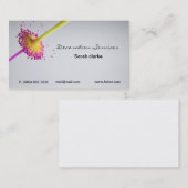 Visitekaartje voor ontwerper of decorator (Voorkant / Achterkant)