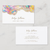 visitekaartje voor optisch ontwerp (Voorkant / Achterkant)