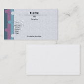 Visitekaartje voor papierponts (Voorkant / Achterkant)