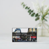 Visitekaartje voor parisiaanse fotografie (Staand voorkant)