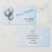 Visitekaartje voor partijplanner (Voorkant / Achterkant)