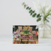 Visitekaartje voor partijplanner (Staand voorkant)