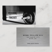 Visitekaartje voor persoonlijke trainers (Voorkant / Achterkant)