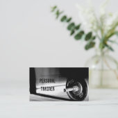 Visitekaartje voor persoonlijke trainers (Staand voorkant)