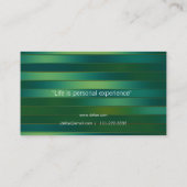 Visitekaartje voor persoonlijke trainers (Achterkant)