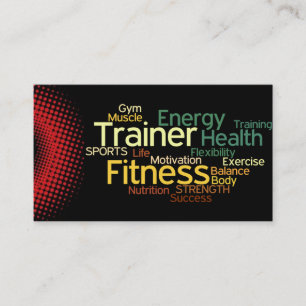 Visitekaartje voor persoonlijke trainers