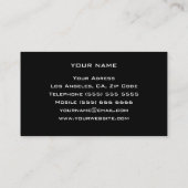 Visitekaartje voor persoonlijke trainers (Achterkant)