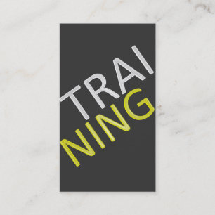 Visitekaartje voor persoonlijke trainers of fitnes