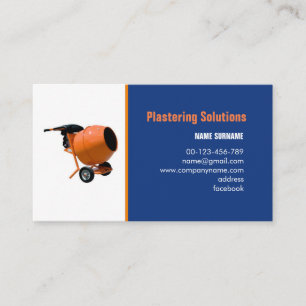 visitekaartje voor Plastering services & oplossing