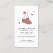 Visitekaartje voor professioneel onderhoud en huis (Achterkant)