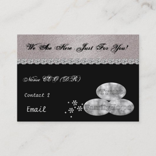 Visitekaartje voor professionele lak (Voorkant)