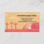Visitekaartje voor professionele pastor (Voorkant)