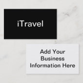 Visitekaartje voor reizen (Voorkant / Achterkant)