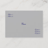 Visitekaartje voor reizen (Achterkant)